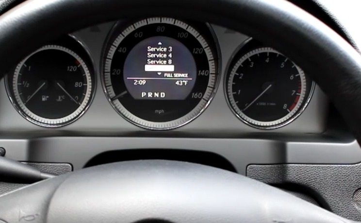 mercedes service indicator 4