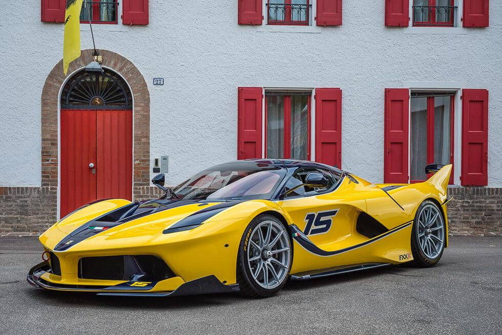Ferrari Yellow FXX K Coupe