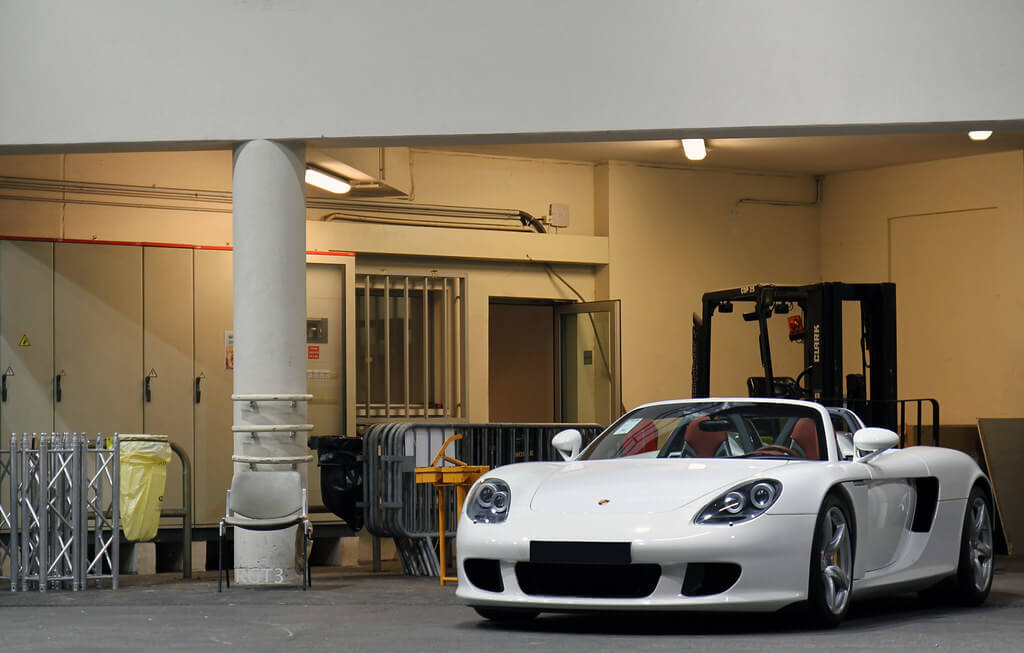 Boca Construction Yard with Porsche